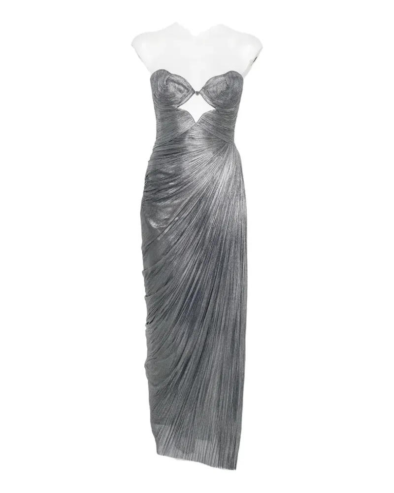 Maria Lucia Hohan Amisha maxi dress - Silber Silber