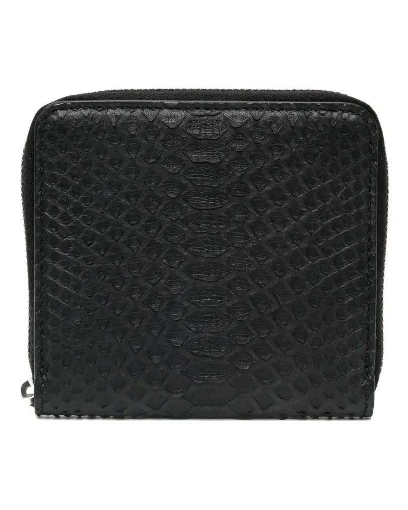 Rick Owens zipped wallet - Schwarz Schwarz