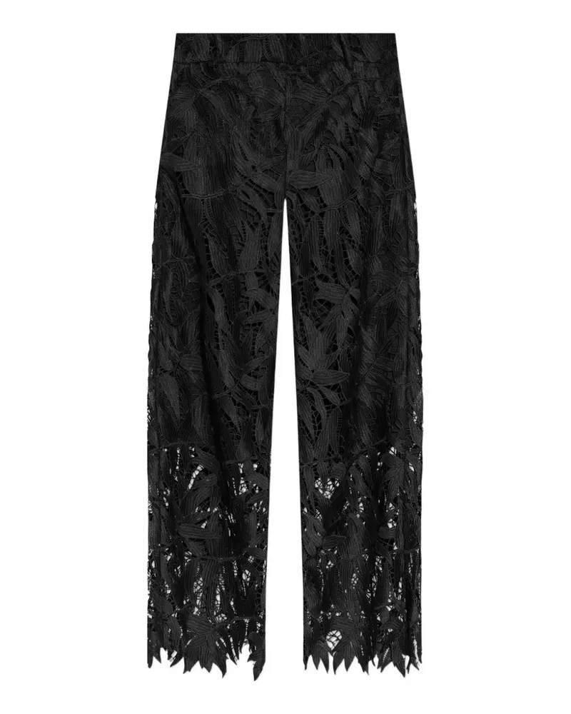 MUNTHE lace trousers - Schwarz Schwarz