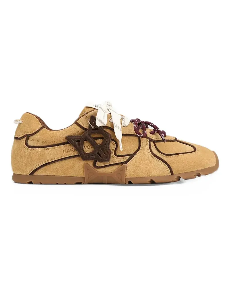 Naked Wolfe Ace suede sneakers - Nude Nude