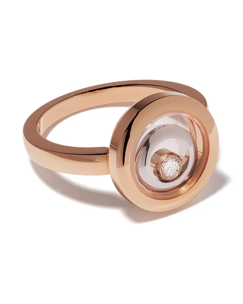 Chopard 18kt Rotgold- und Weißgoldring mit Diamanten - Rosa Rosa