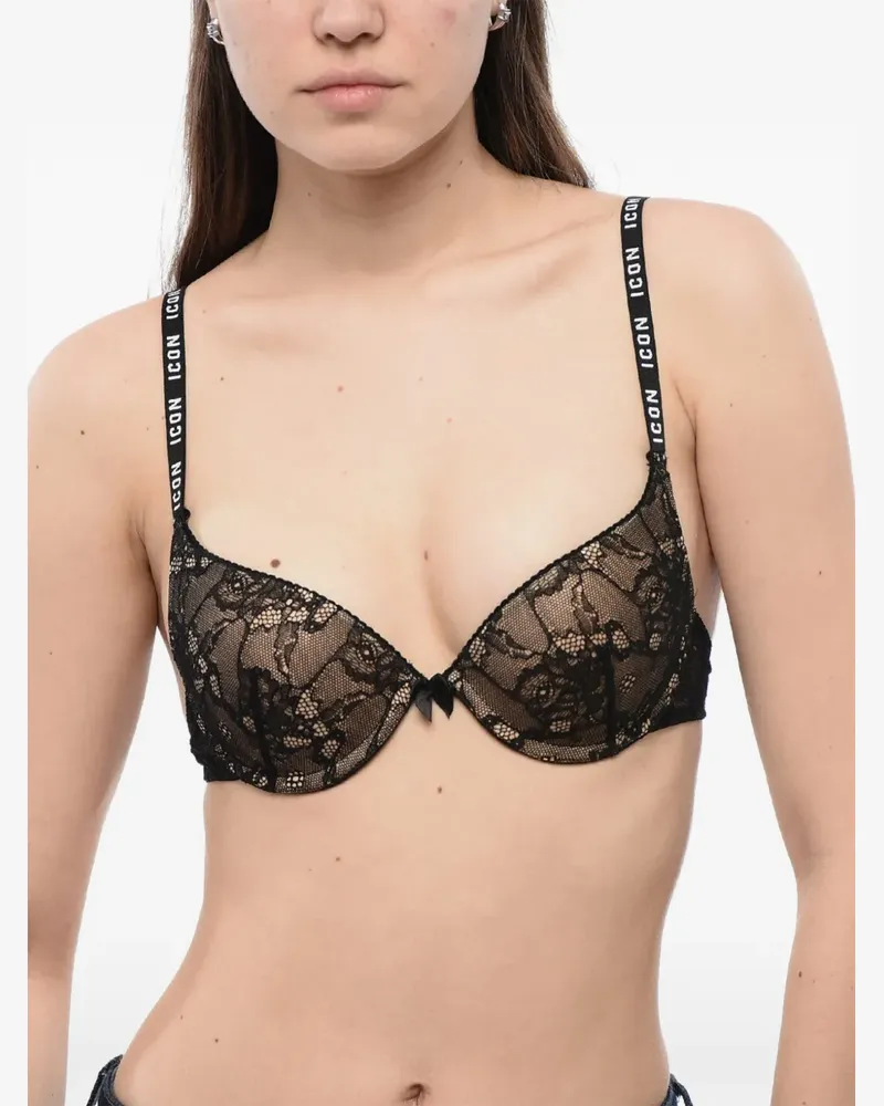 Dsquared2 BH aus Spitze - Schwarz Schwarz