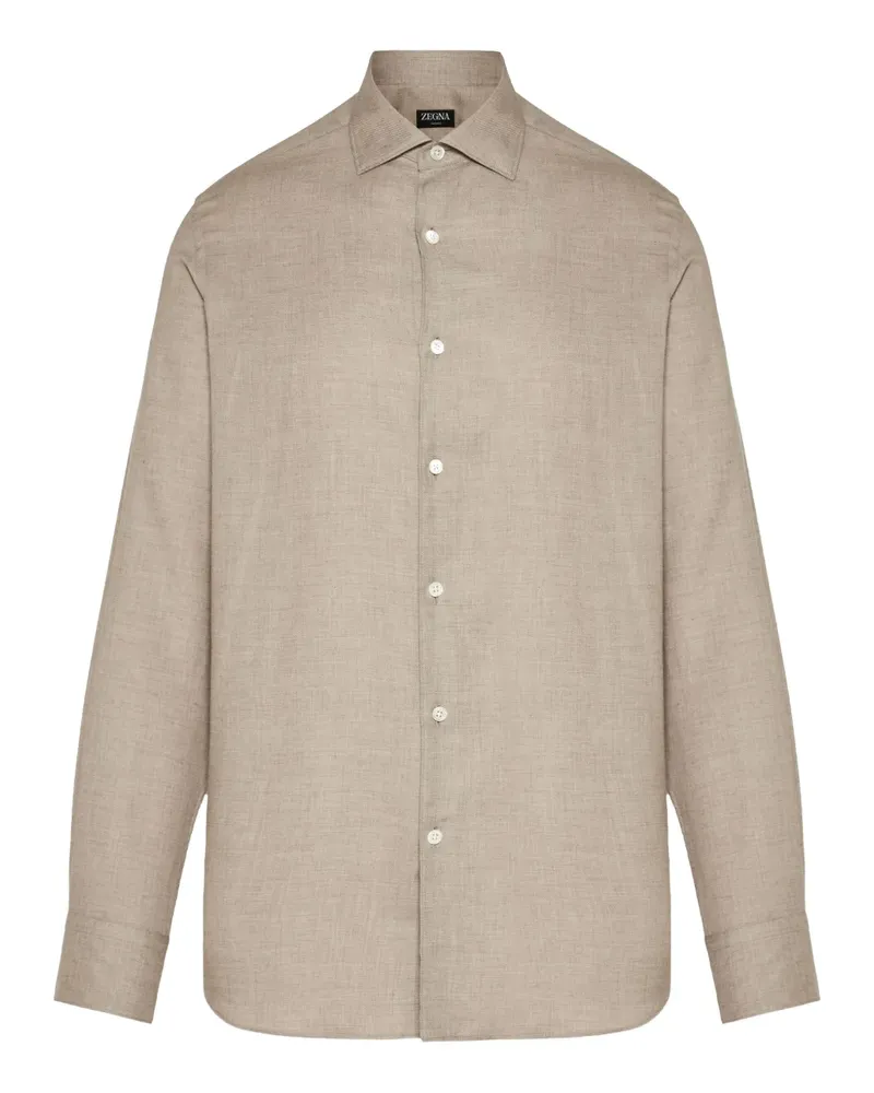 Ermenegildo Zegna buttoned shirt - Nude Nude