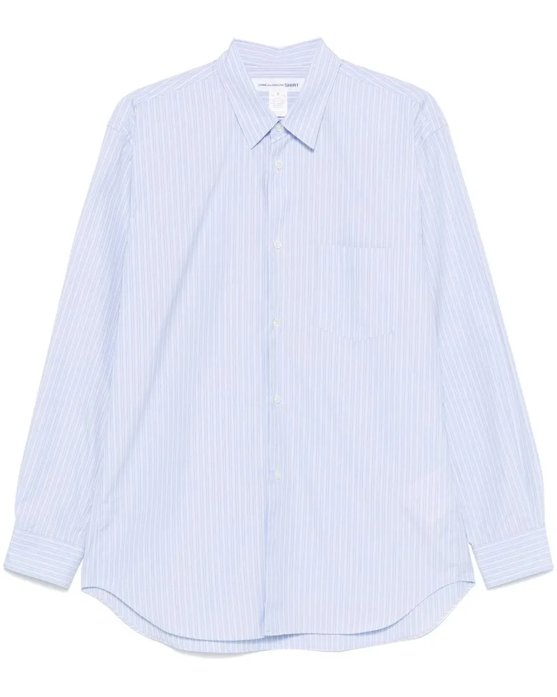 Comme des Garçons x Fred Perry Live Free Hemd - Blau Blau