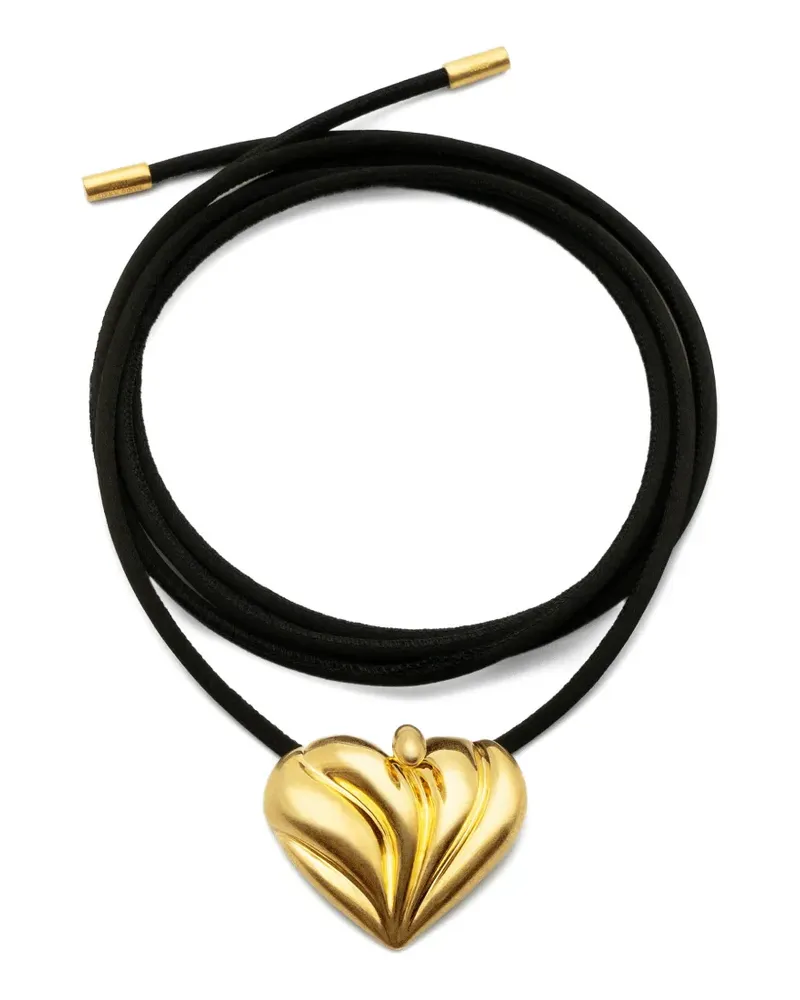 Hugo Kreit Halskette mit Herzdetail - Gold Gold