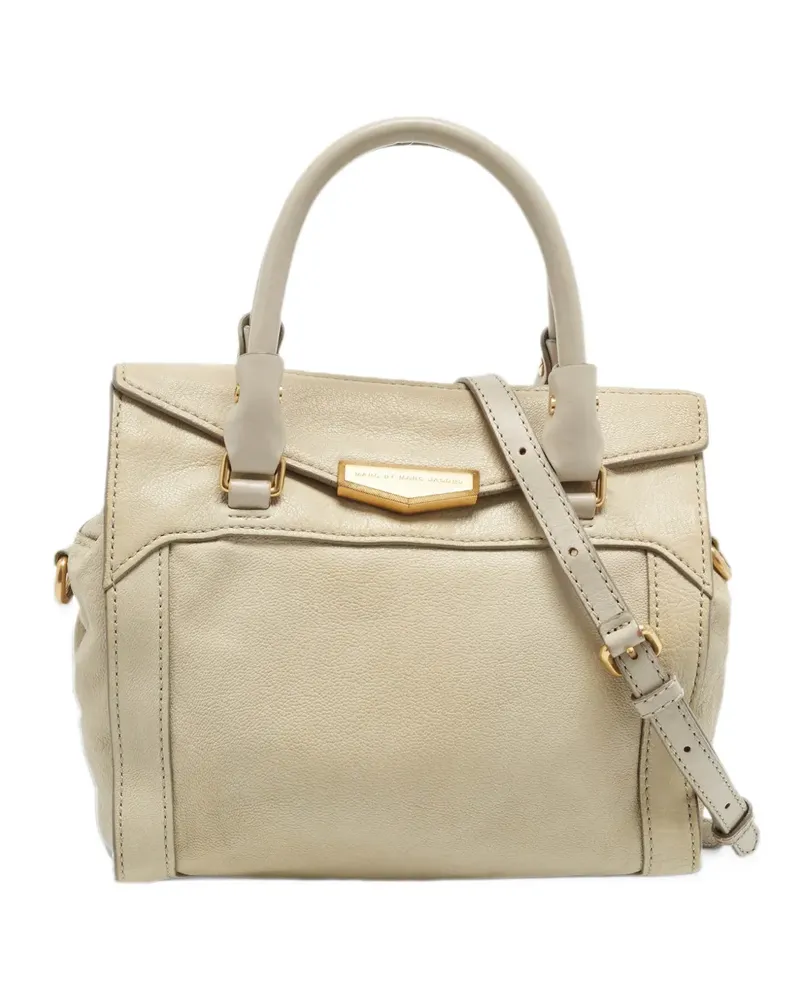 Marc Jacobs medium leather satchel bag - Nude Nude