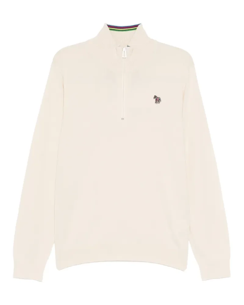 Paul Smith Pullover mit Zebra-Logo - Nude Nude