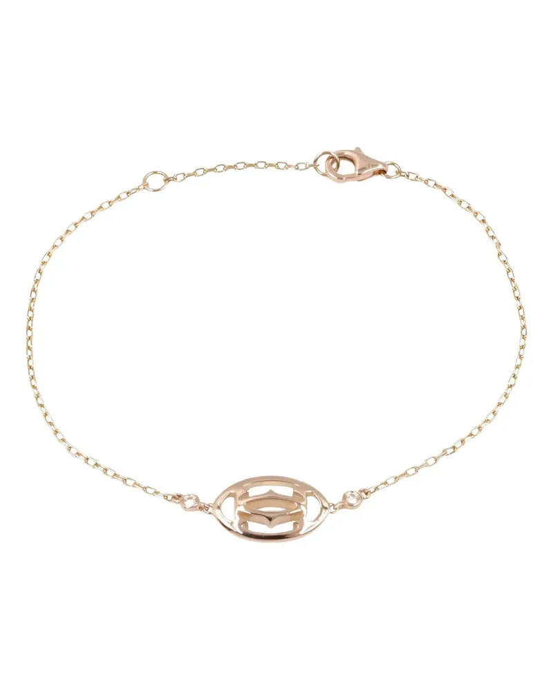 Cartier 2010s Double C logo diamond bracelet - Rosa Rosa