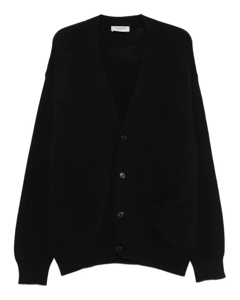 Laneus Cardigan mit Knöpfen - Schwarz Schwarz