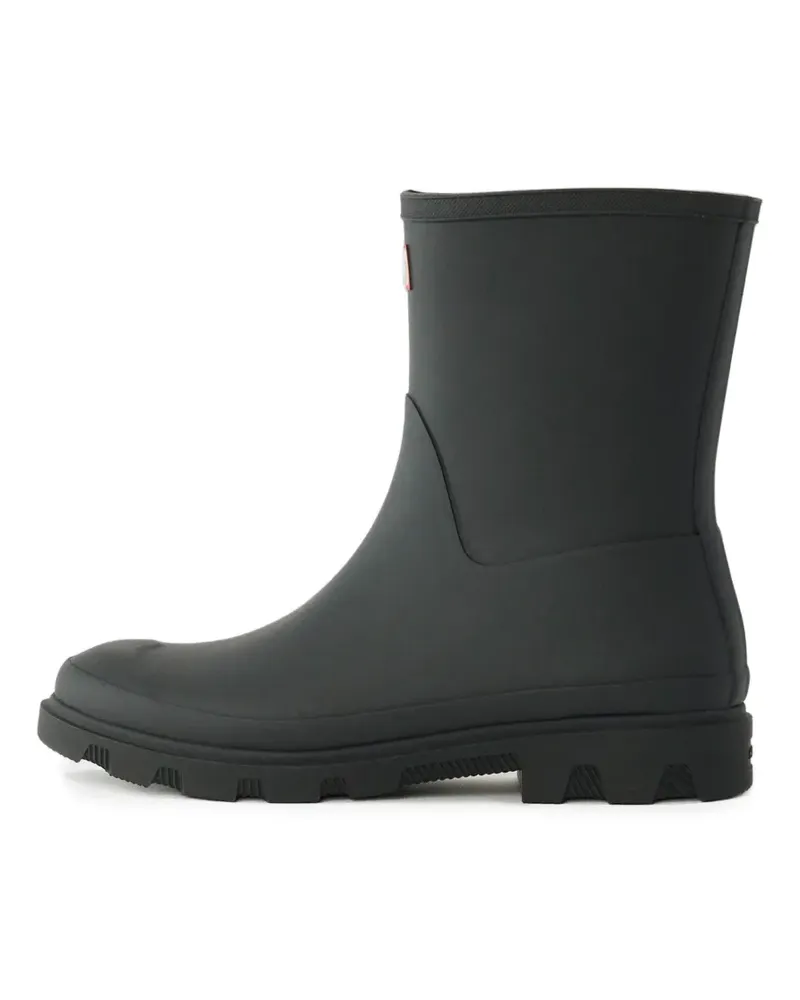 Hunter Downpour Short Stiefeletten - Schwarz Schwarz