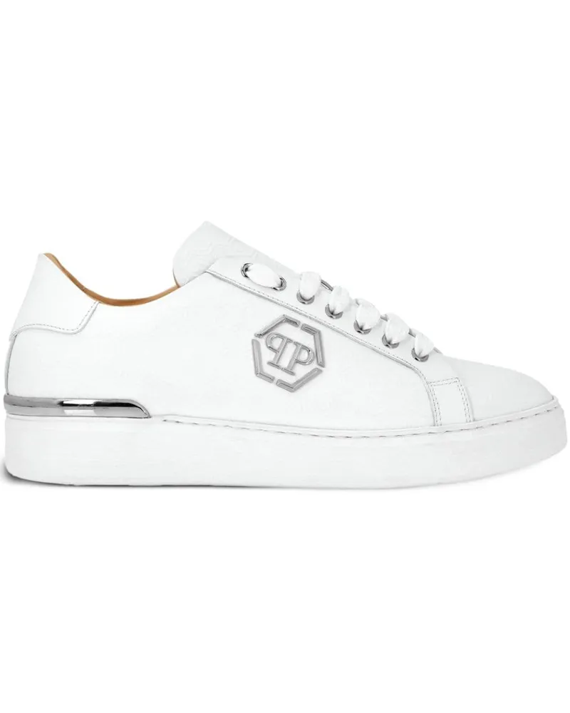 Philipp Plein Lo-Top Sneakers - Weiß Weiß