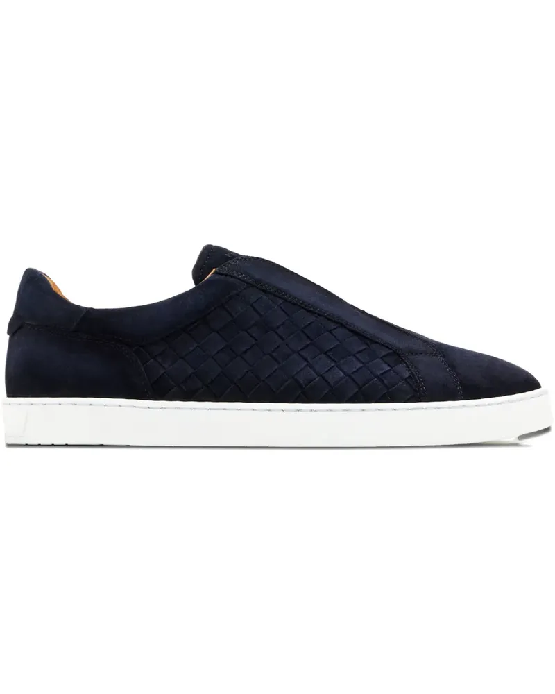 Magnanni woven suede sneakers - Blau Blau
