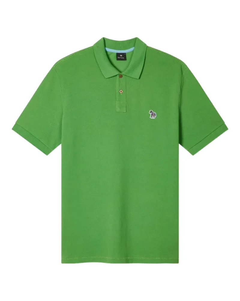Paul Smith zebra-motif polo shirt - Grün Grün