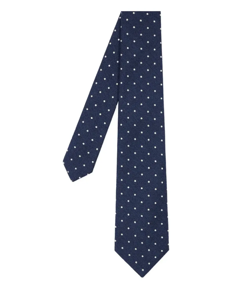 Paul Smith Gepunktete Krawatte - Blau Blau
