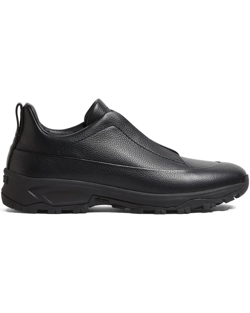 Ermenegildo Zegna Triple Stitch™ Monte Sneakers - Schwarz Schwarz