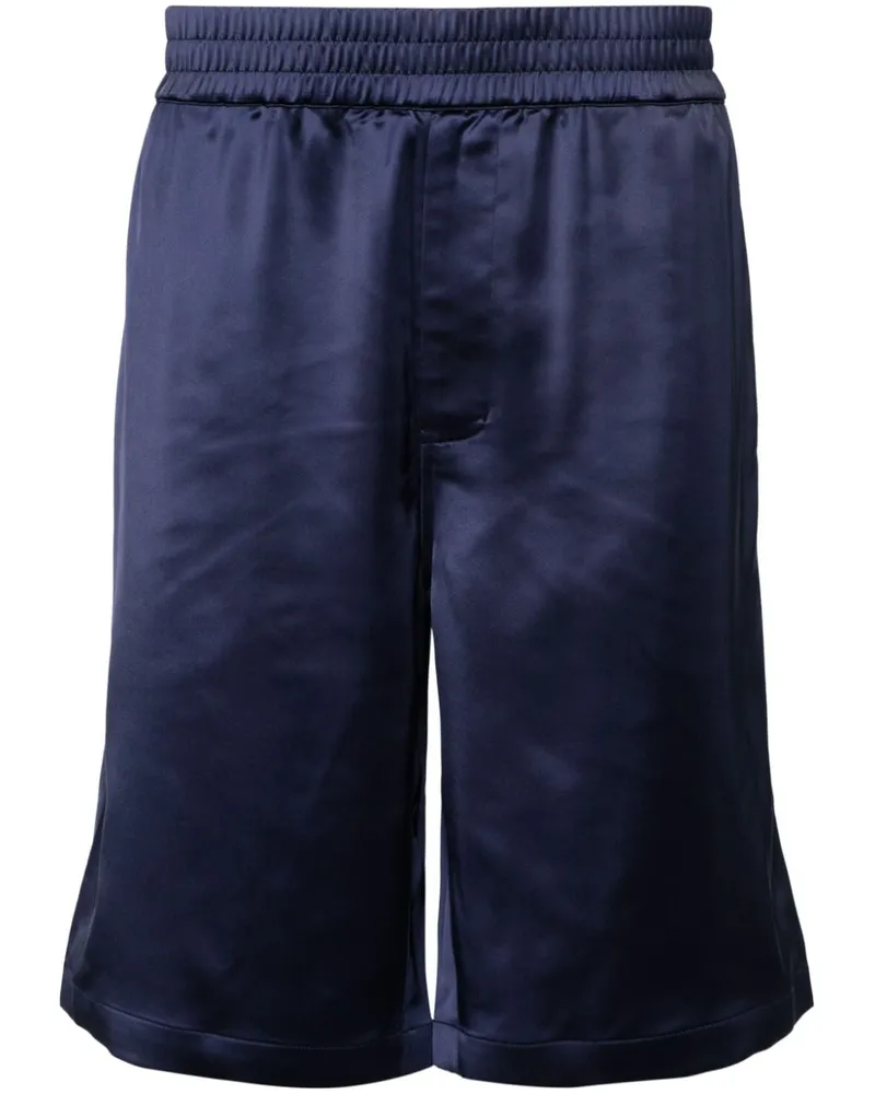 Axel Arigato Coast Segelshorts aus Satin - Blau Blau
