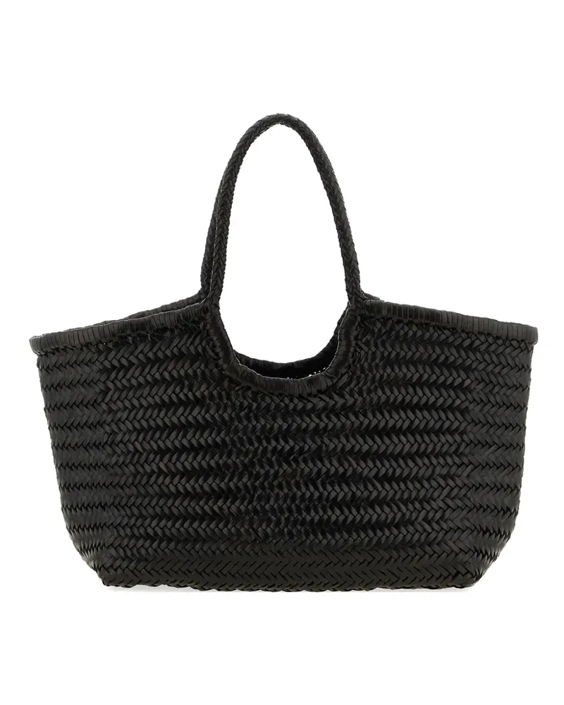 Dragon Diffusion large Nantucket woven-leather tote bag - Braun Braun