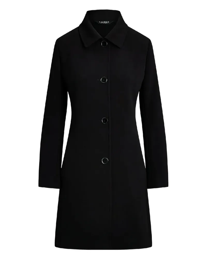 Ralph Lauren Einreihiger Mantel - Schwarz Schwarz