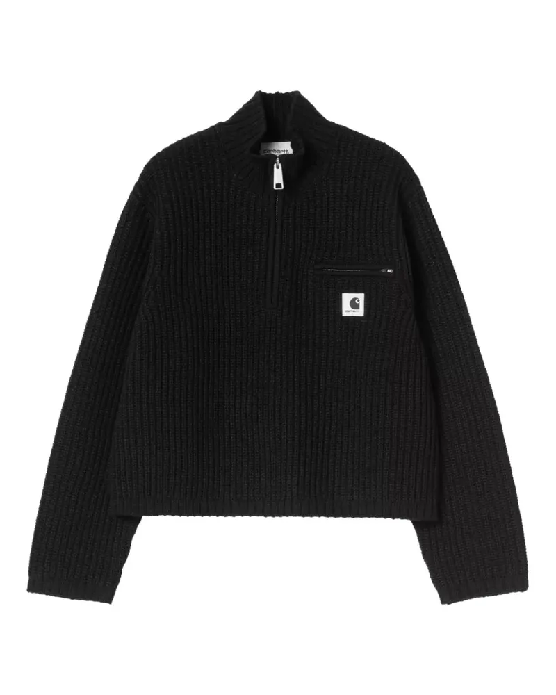 Carhartt WIP Detroit half-zip sweater - Schwarz Schwarz