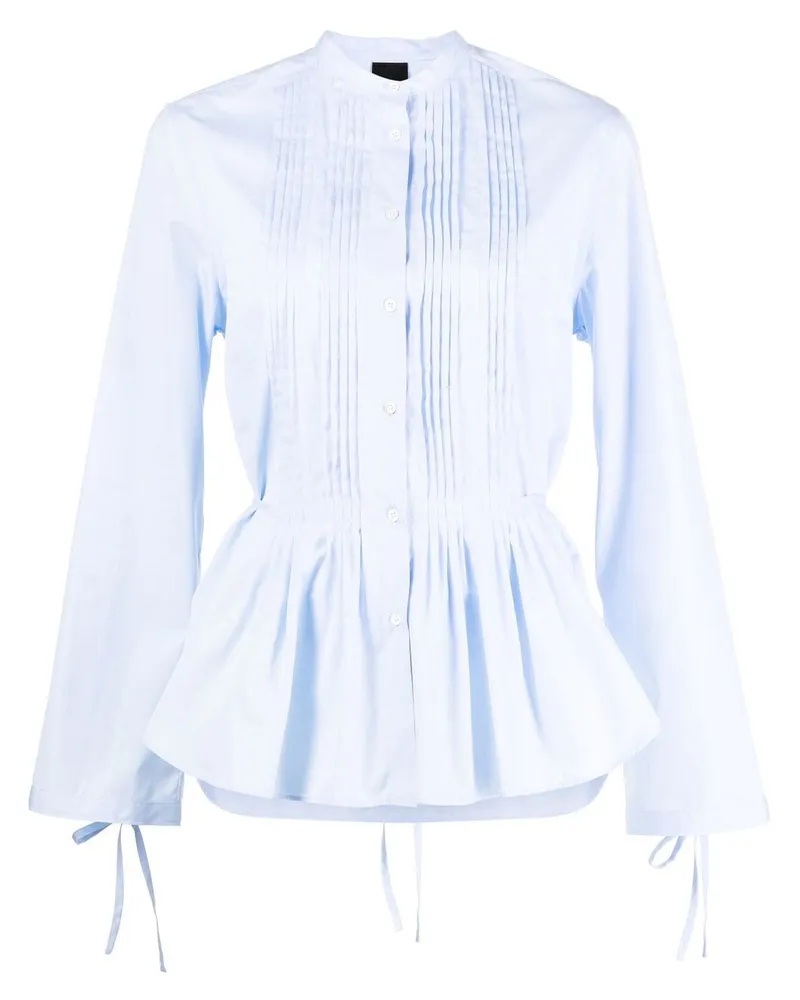 ASPESI Hemd mit Schößchen - Blau Blau