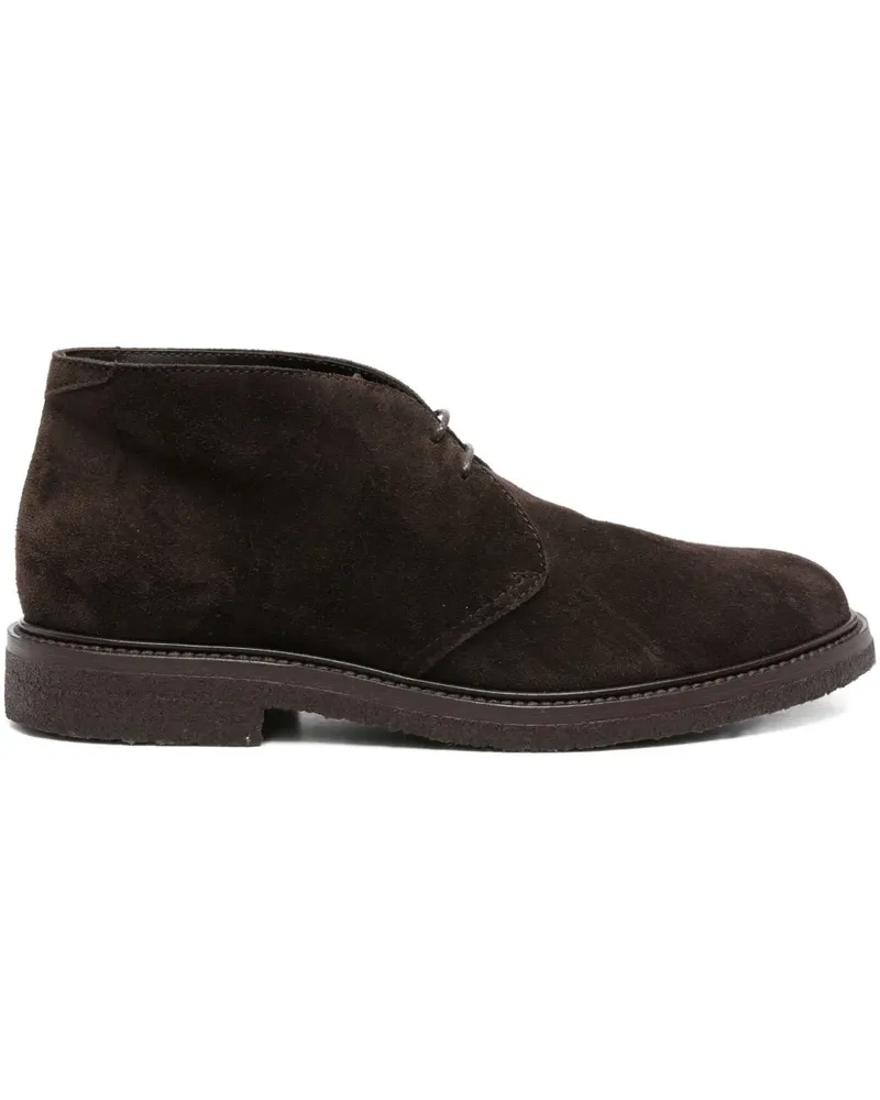 Henderson Schnürstiefel aus Wildleder - Braun Braun