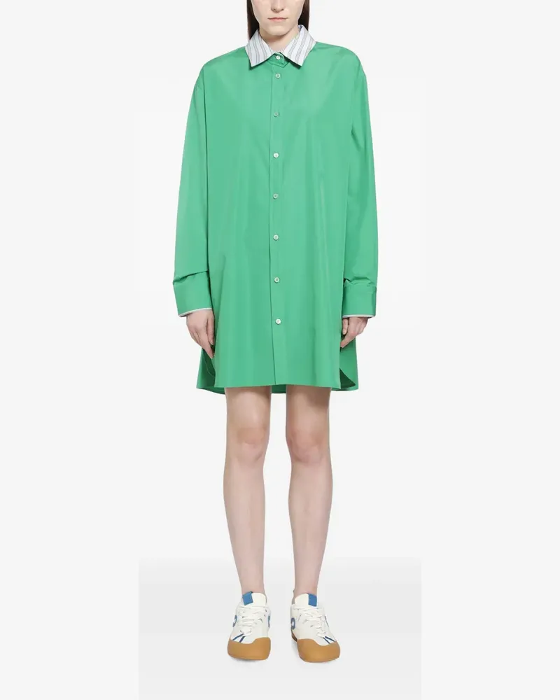 Loewe shirt dress in cotton - Grün Grün