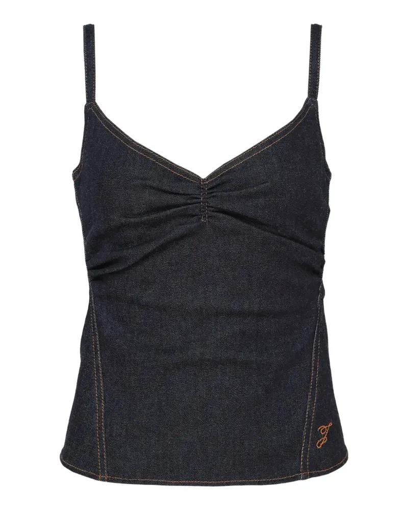 Jacquemus The de-Nîmes Pina denim top - Blau Blau