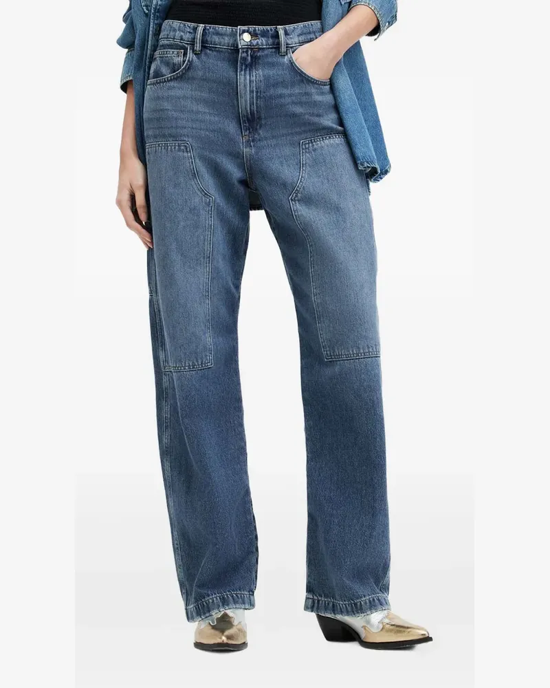 AllSaints Mia utility-pocket jeans - Blau Blau