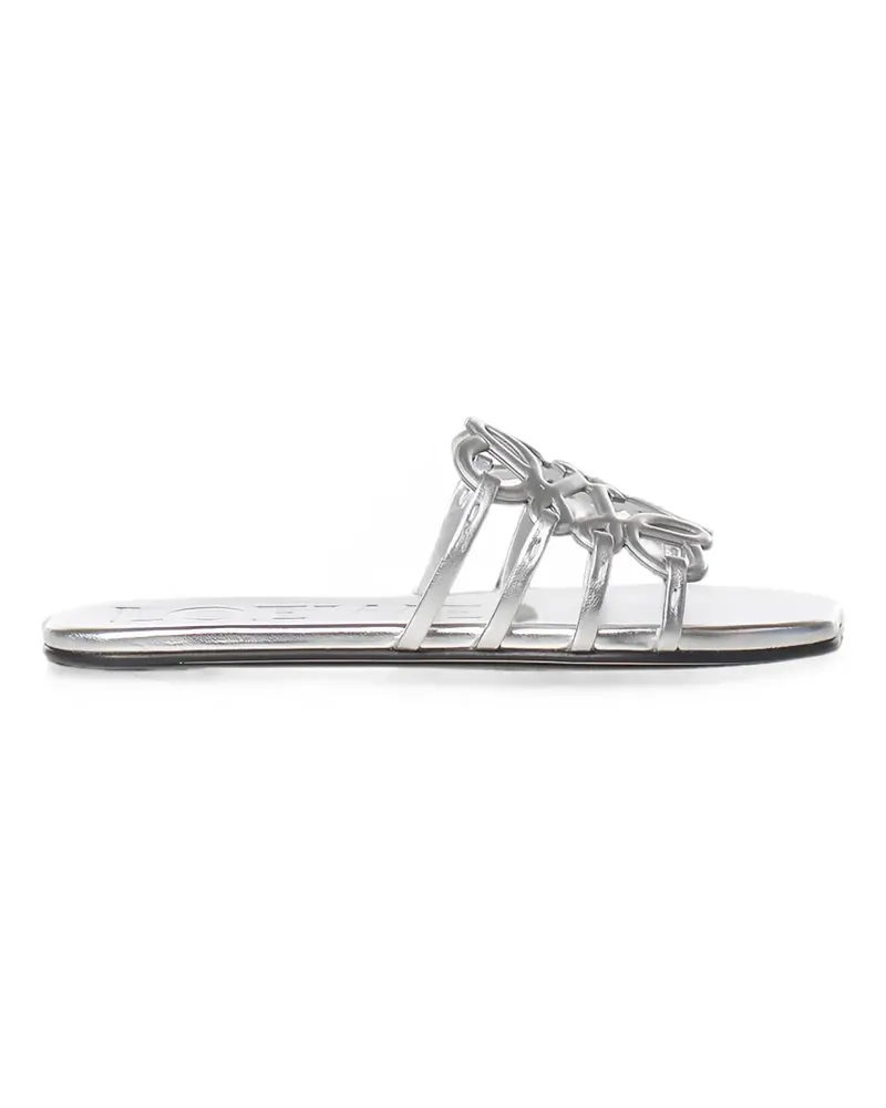 Loewe Petal Anagram Sandalen - Silber Silber