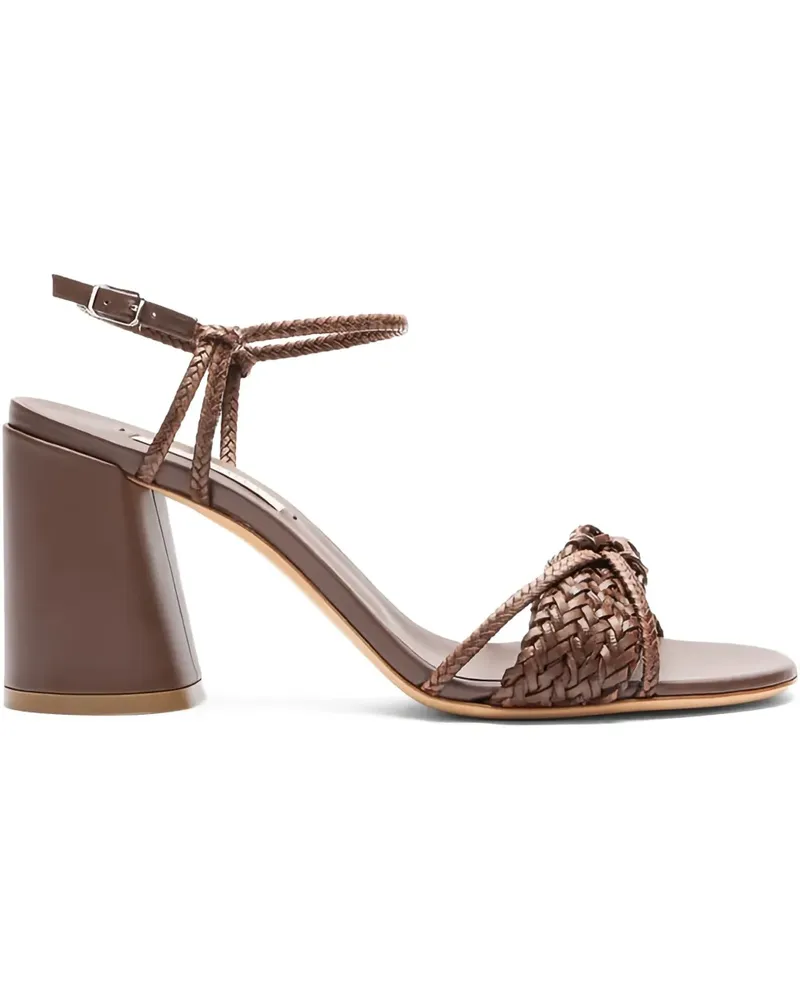 Casadei Sandalen mit geflochtenem Riemen - Braun Braun