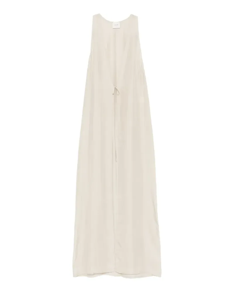 ALYSI Ärmelloser Mantel mit V-Ausschnitt - Nude Nude