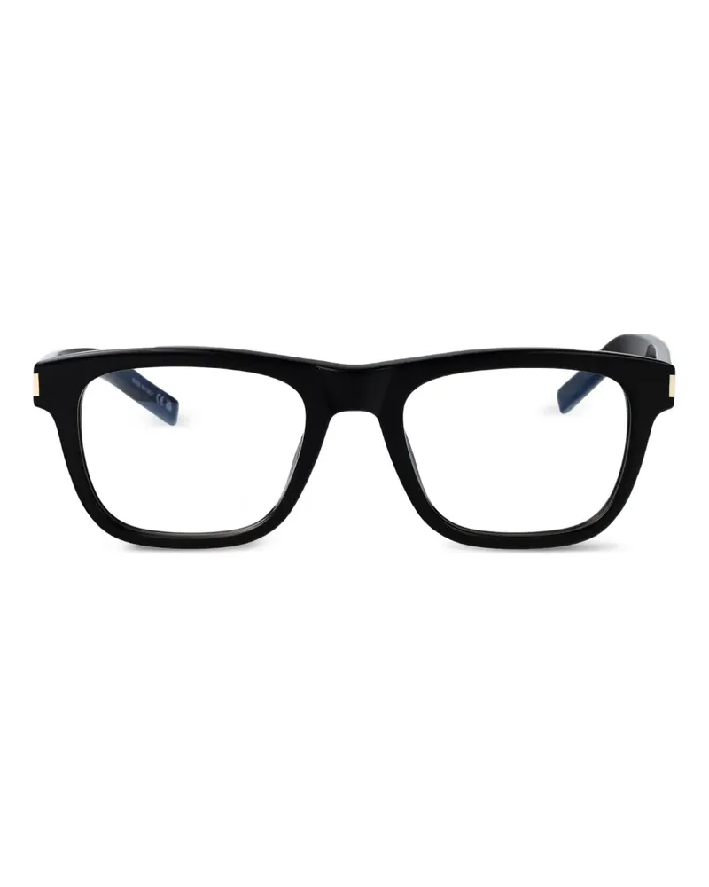 Saint Laurent Brille mit eckigem Gestell - Schwarz Schwarz