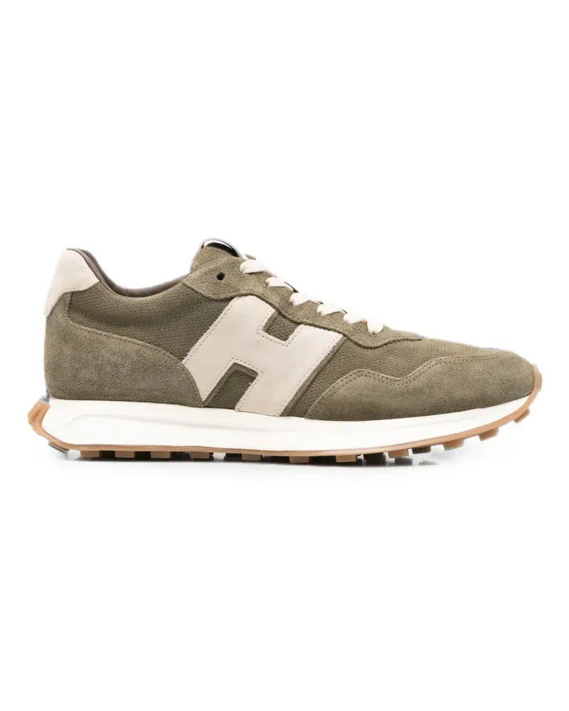 Hogan logo-patch sneakers - Grün Grün