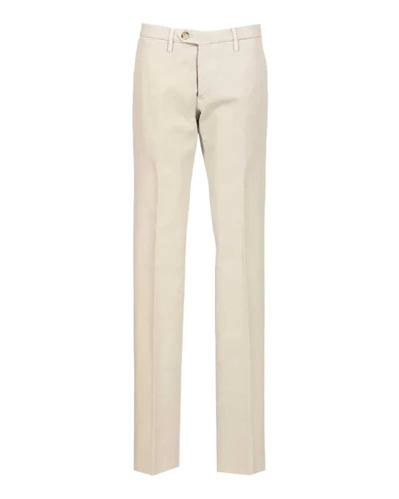 Al Duca D’Aosta 1902 pressed-crease drill trousers - Nude Nude