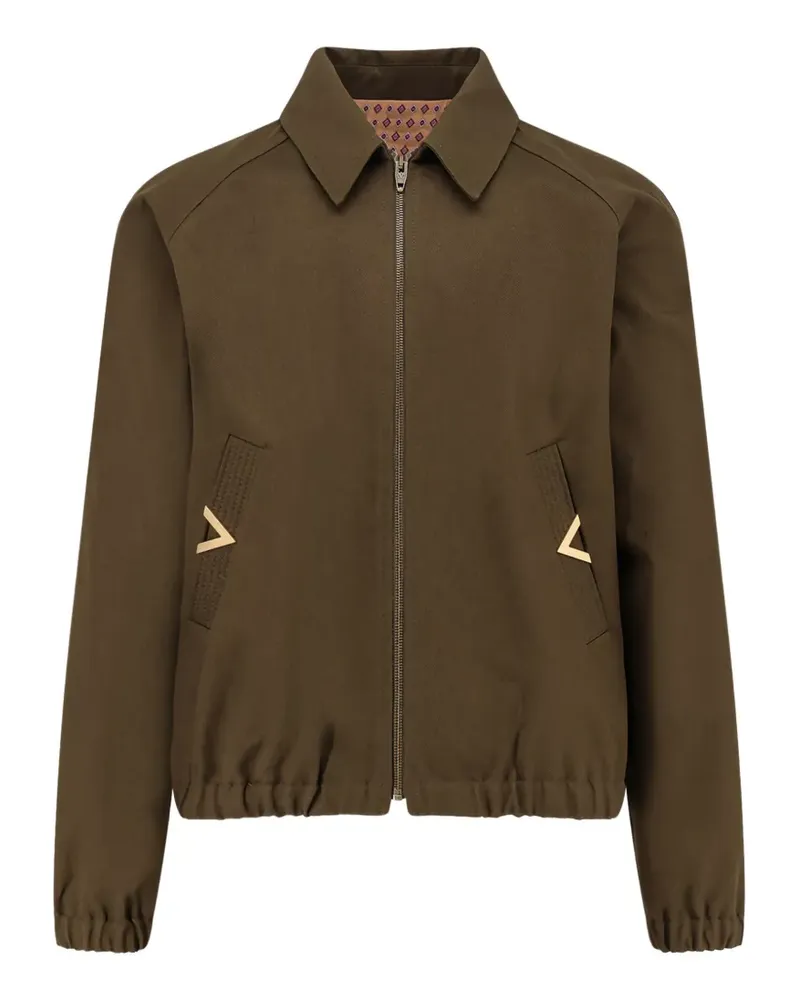 Valentino Garavani zip-fastening bomber jacket - Grün Grün