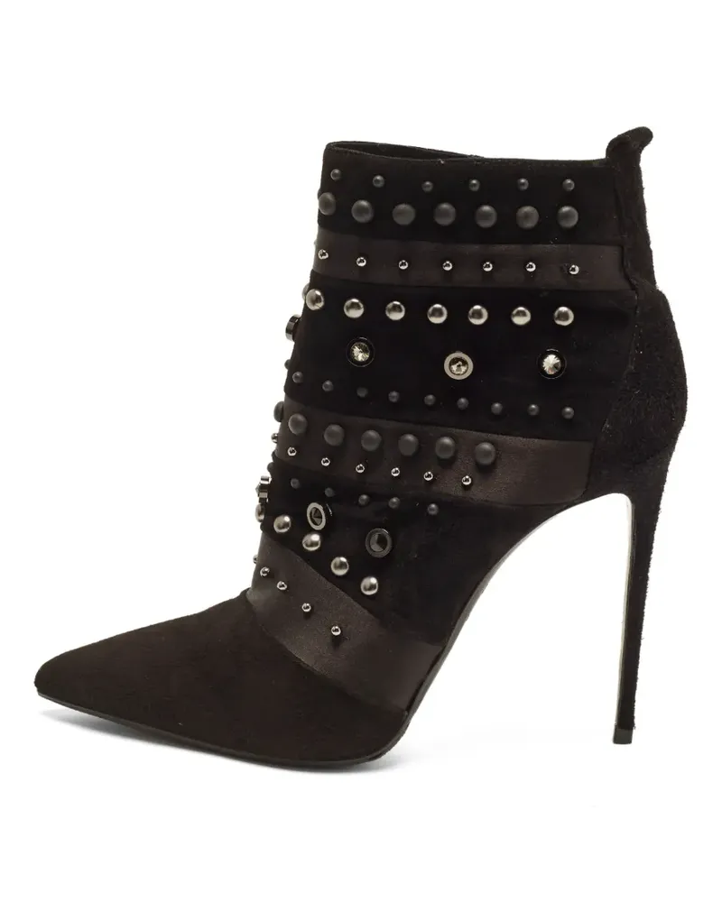 Le Silla Stiefeletten mit Nieten - Schwarz Schwarz