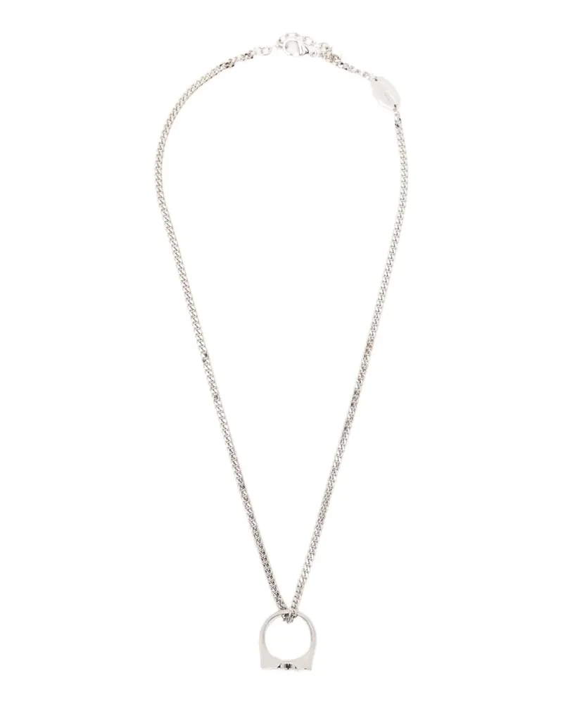 Dsquared2 D2 Upside Down Halskette mit Anhänger - Silber Silber