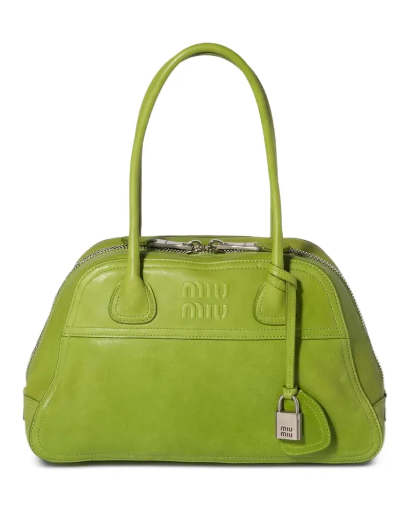 Miu Miu Vivant Tasche aus Nappaleder - Grün Grün