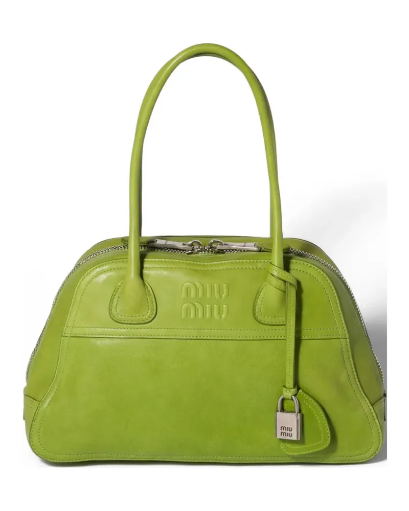 Miu Miu Vivant nappa leather bag - Grün Grün