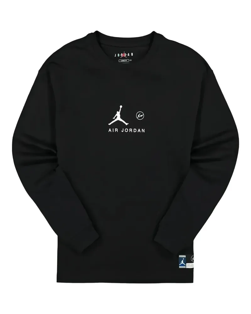 Jordan x Fragment langärmeliges Sweatshirt - Schwarz Schwarz