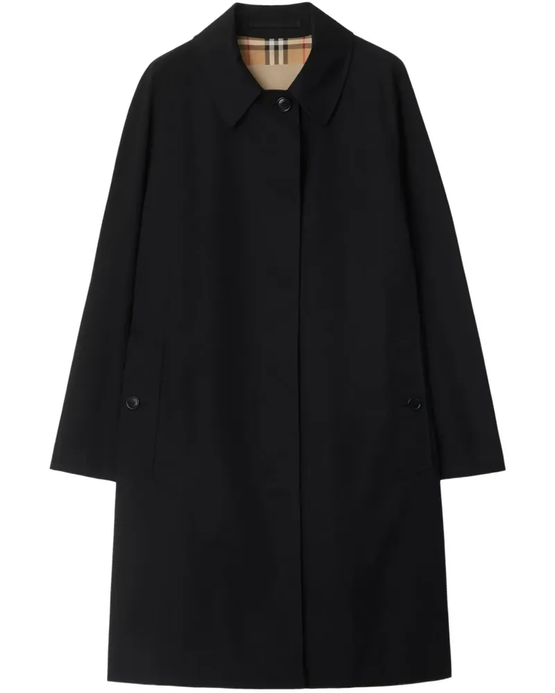Burberry Camden Mantel - Schwarz Schwarz