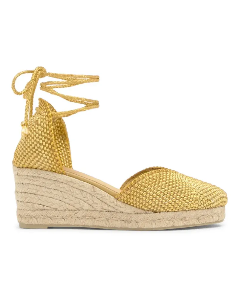 Castañer Cora wedge espadrilles - Gelb Gelb