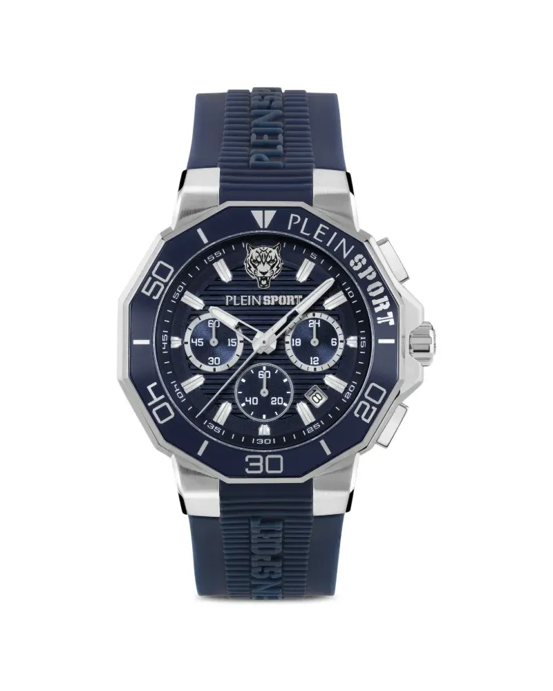 Philipp Plein Titan Edelstahl 46mm - Blau Blau