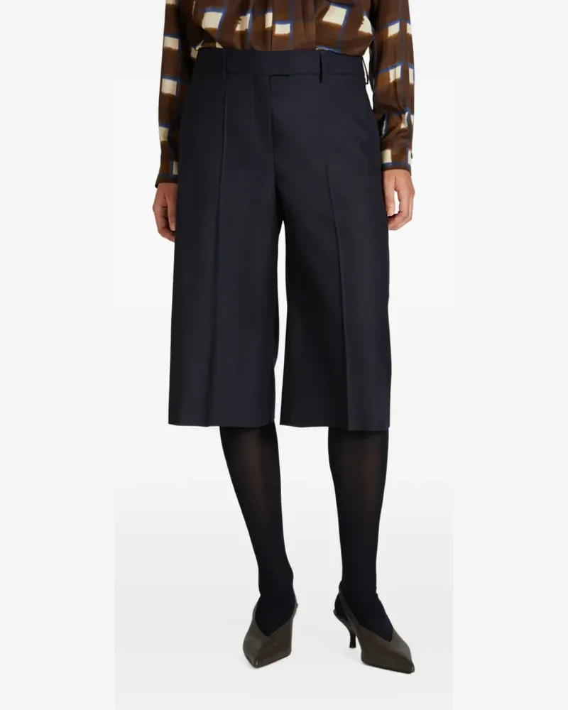 Slowear pressed-crease shorts - Blau Blau