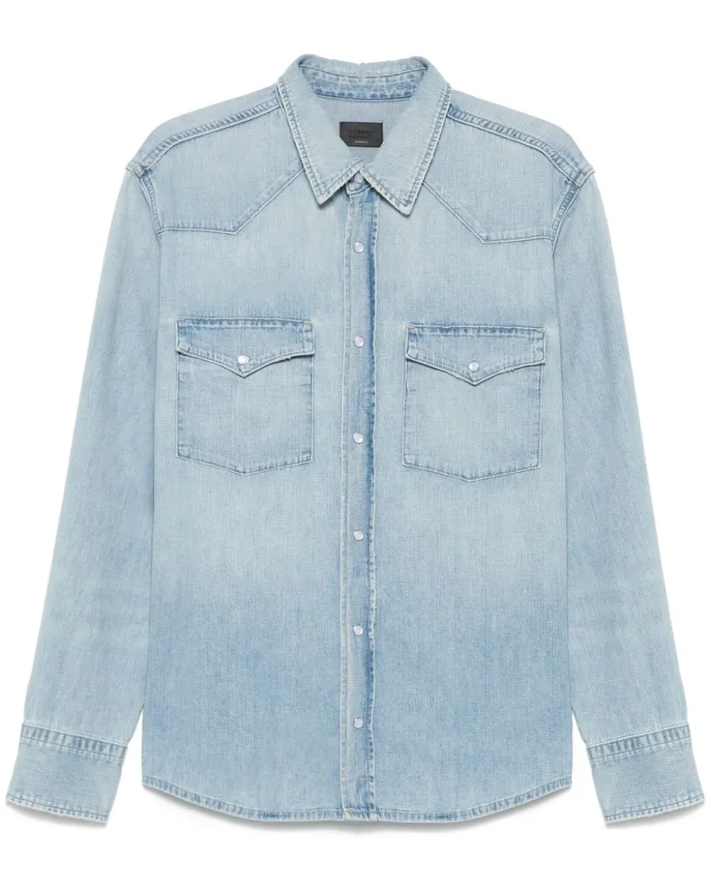 Citizens of humanity Hemd im Western-Look - Blau Blau