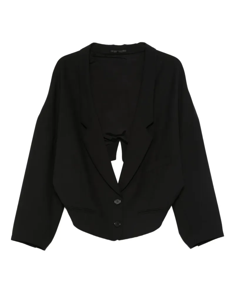 Viktor & Rolf Dragged Blazer - Schwarz Schwarz