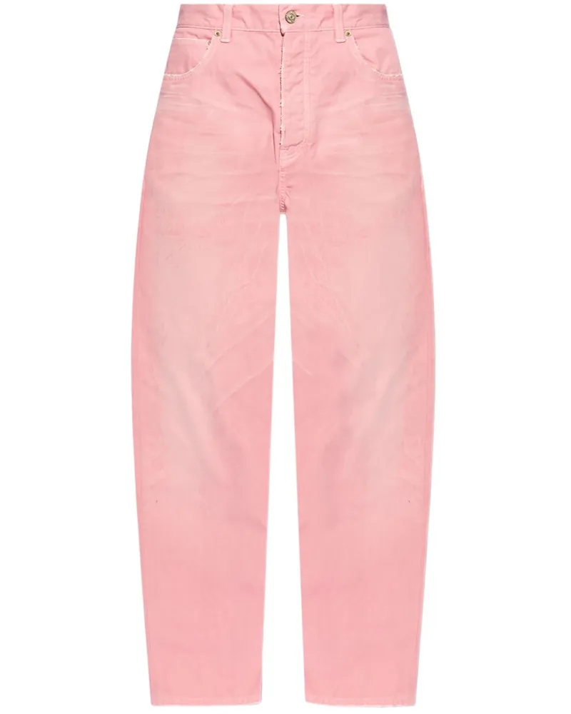 Balenciaga Jeans mit weitem Bein - Rosa Rosa