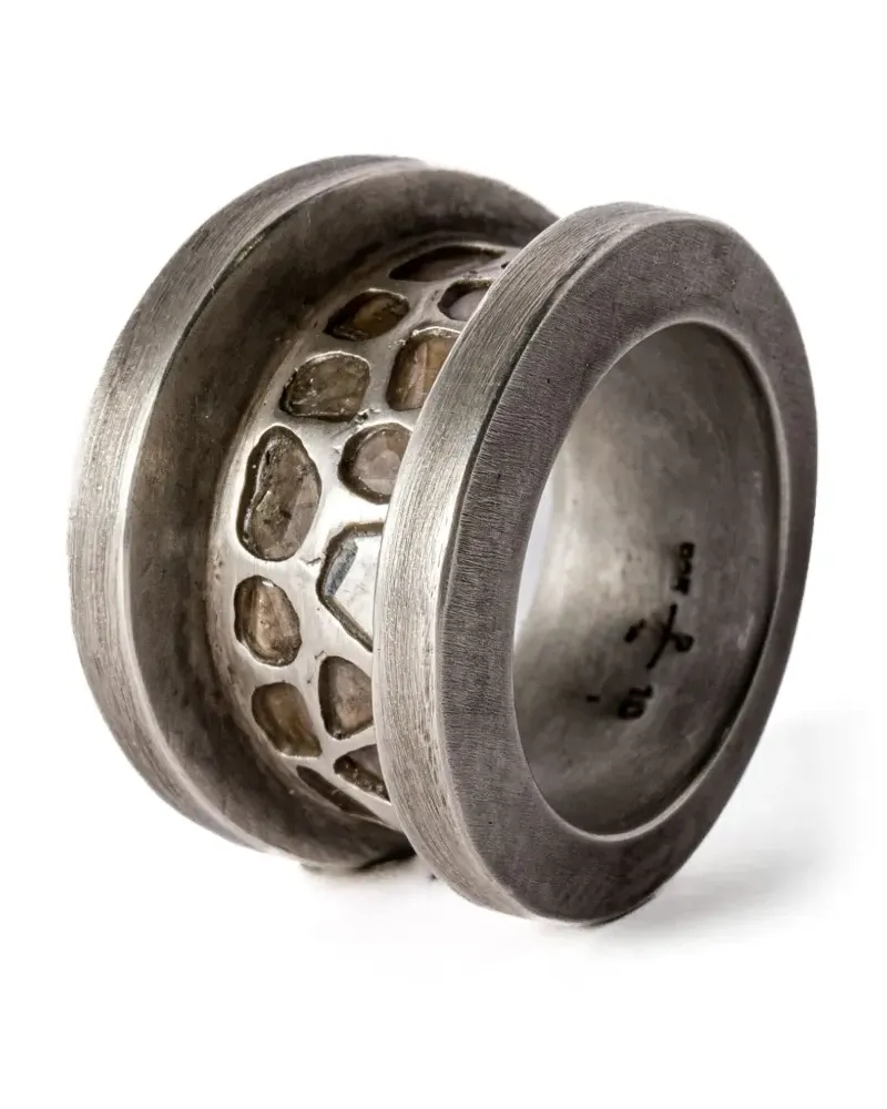 Parts Of Four Chasm Ring mit Diamanten - Silber Silber