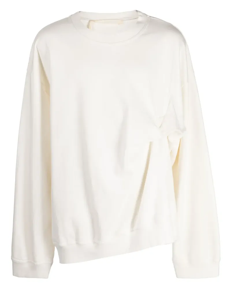 Marina Yee Sweatshirt mit gerafftem Detail - Weiß Weiß