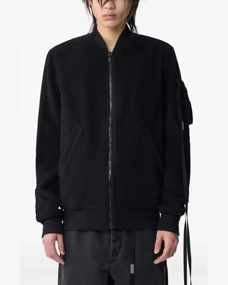 Ann Demeulemeester Dries Bomberjacke - Schwarz Schwarz